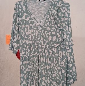 V-Neck Babydoll Tunic